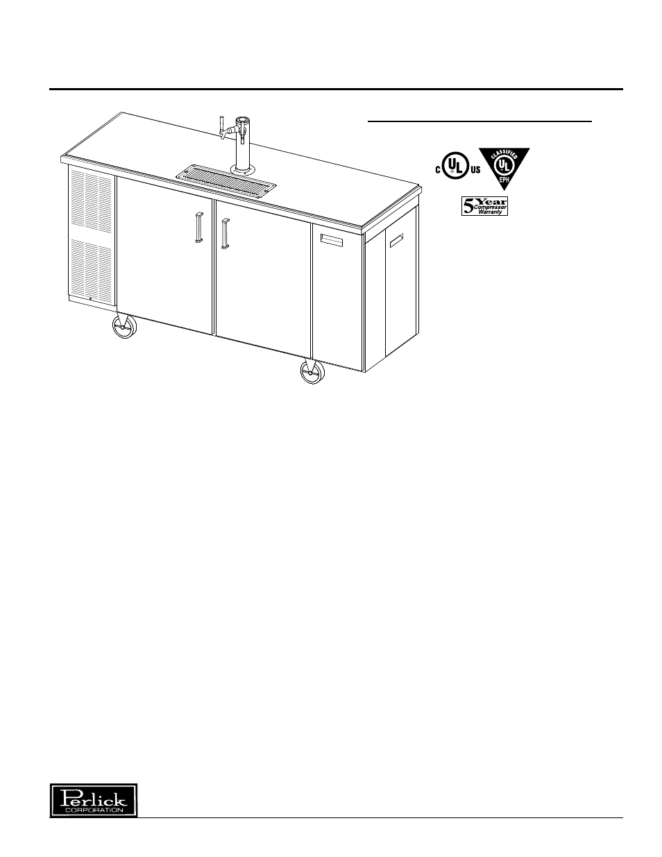 Perlick DC Series User Manual | 12 pages