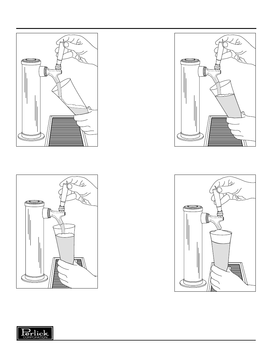 Pouring a perfect glass of beer, Concessionaire dispensers | Perlick DC Series User Manual | Page 8 / 12