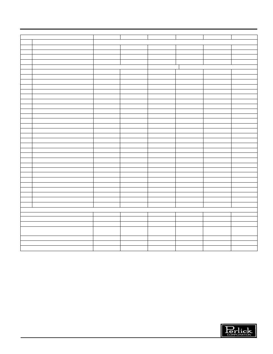 Replacement parts, Flat top bottle coolers | Perlick BC48 Series User Manual | Page 7 / 8