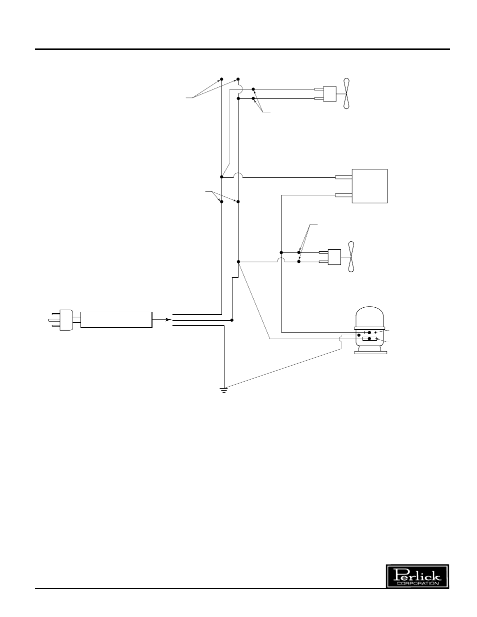 Wiring diagram, Single door refrigerator | Perlick R24N User Manual | Page 7 / 8