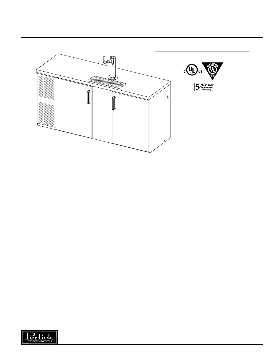 Perlick DS Series User Manual | 12 pages