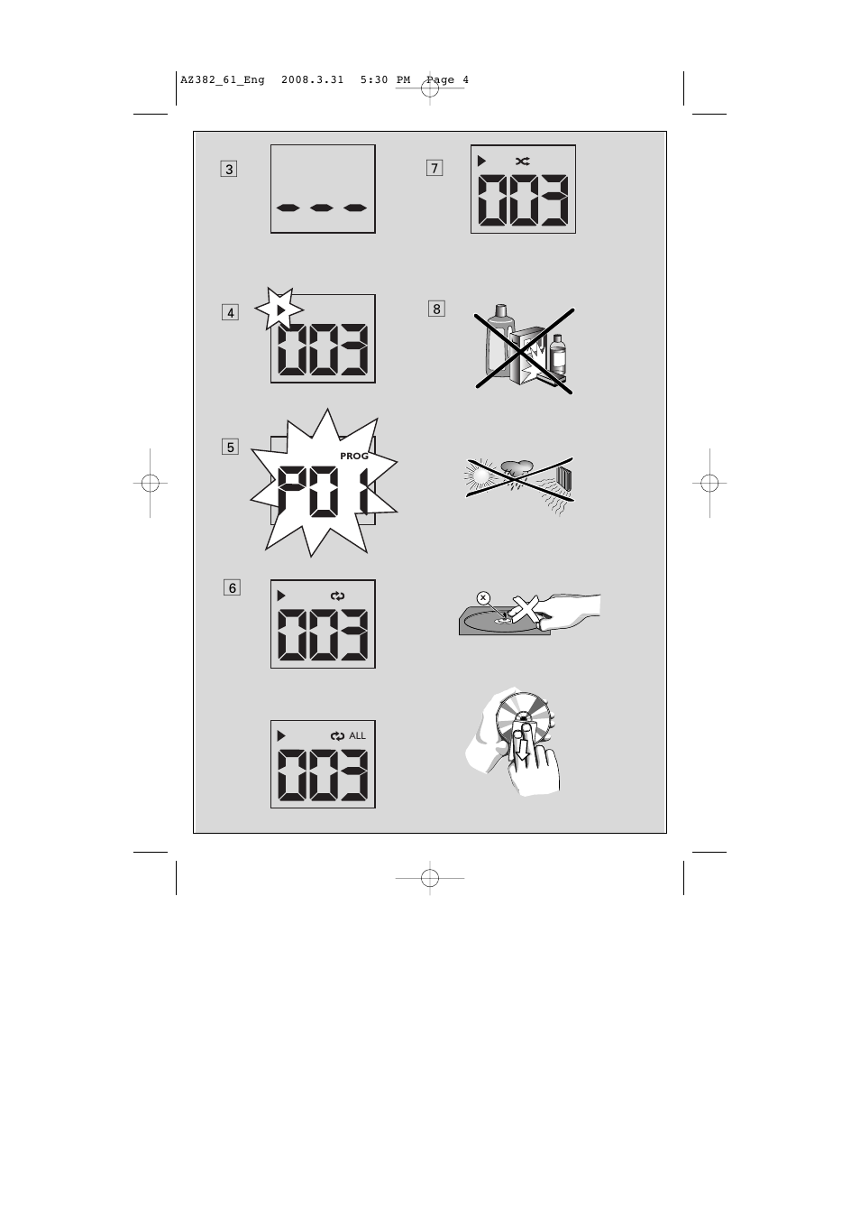 Philips AZ382 User Manual | Page 4 / 14