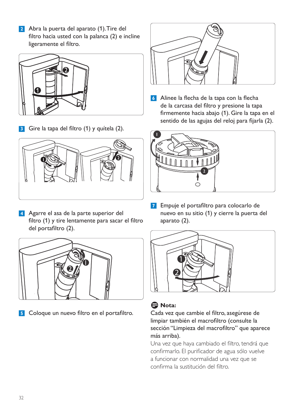 7 piezas de repuesto, 1 cómo extraer la batería recargable, 8 cómo deshacerse del aparato | 9 garantía y servicio | Philips WP3890 User Manual | Page 32 / 80