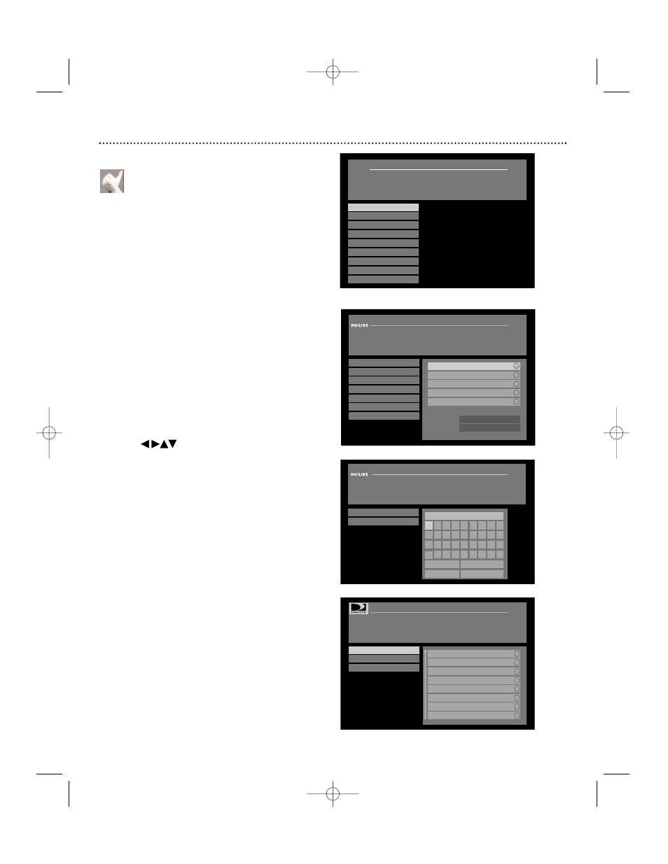 Enhanced user features (cont’d), Favorite channels | Philips DSX 5540 User Manual | Page 21 / 36