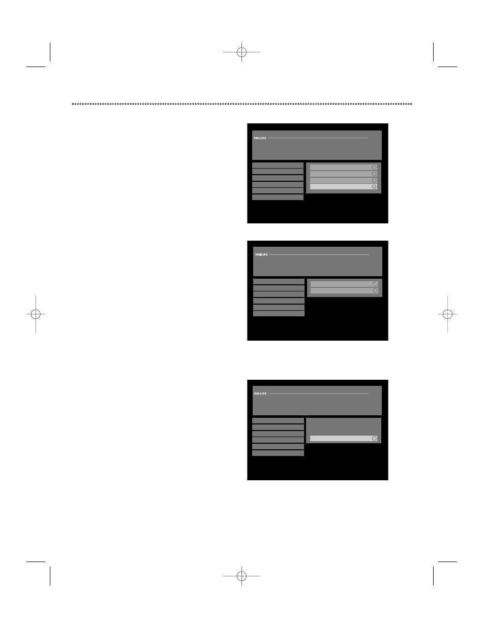 Main menu (cont’d), Preferences: banner duration, Preferences: set favorite channels | Preferences: a/v matrix, Preferences: remote control id | Philips DSX 5540 User Manual | Page 28 / 36