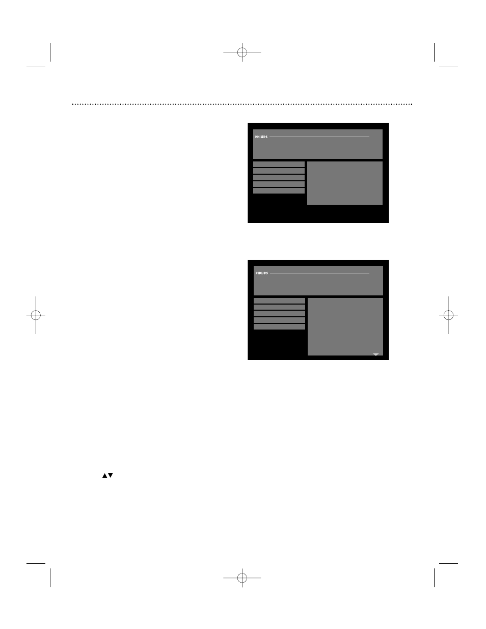 Main menu (cont’d), Main menu: system upgrades | Philips DSX 5540 User Manual | Page 33 / 36