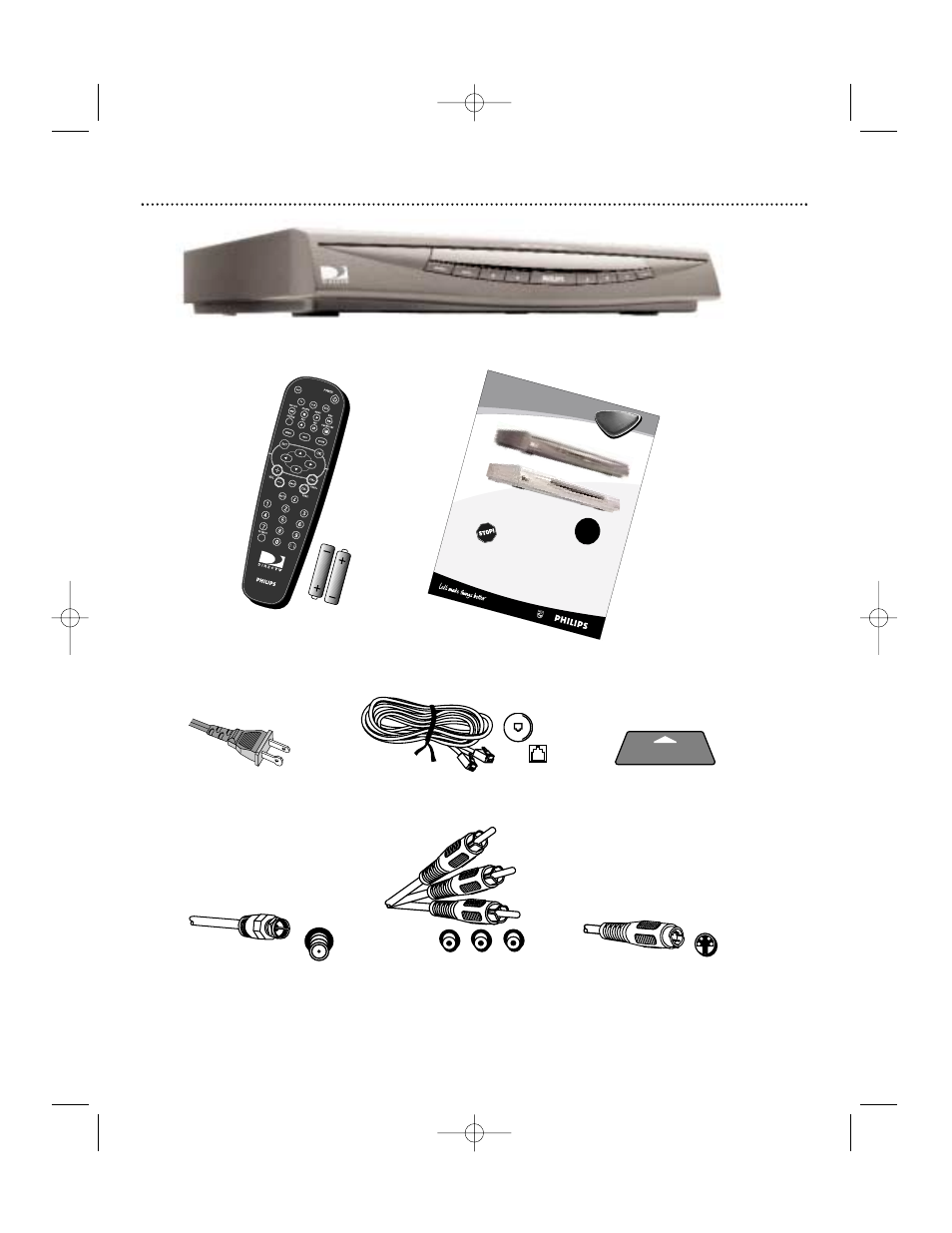 Package contents, 6directv | Philips DSX 5540 User Manual | Page 6 / 36