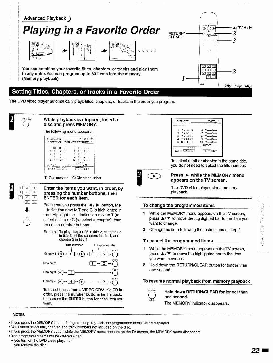 Playing in a favorite order, Idj l_cj ix), Cd cxi | Philips DVD420AT User Manual | Page 23 / 48