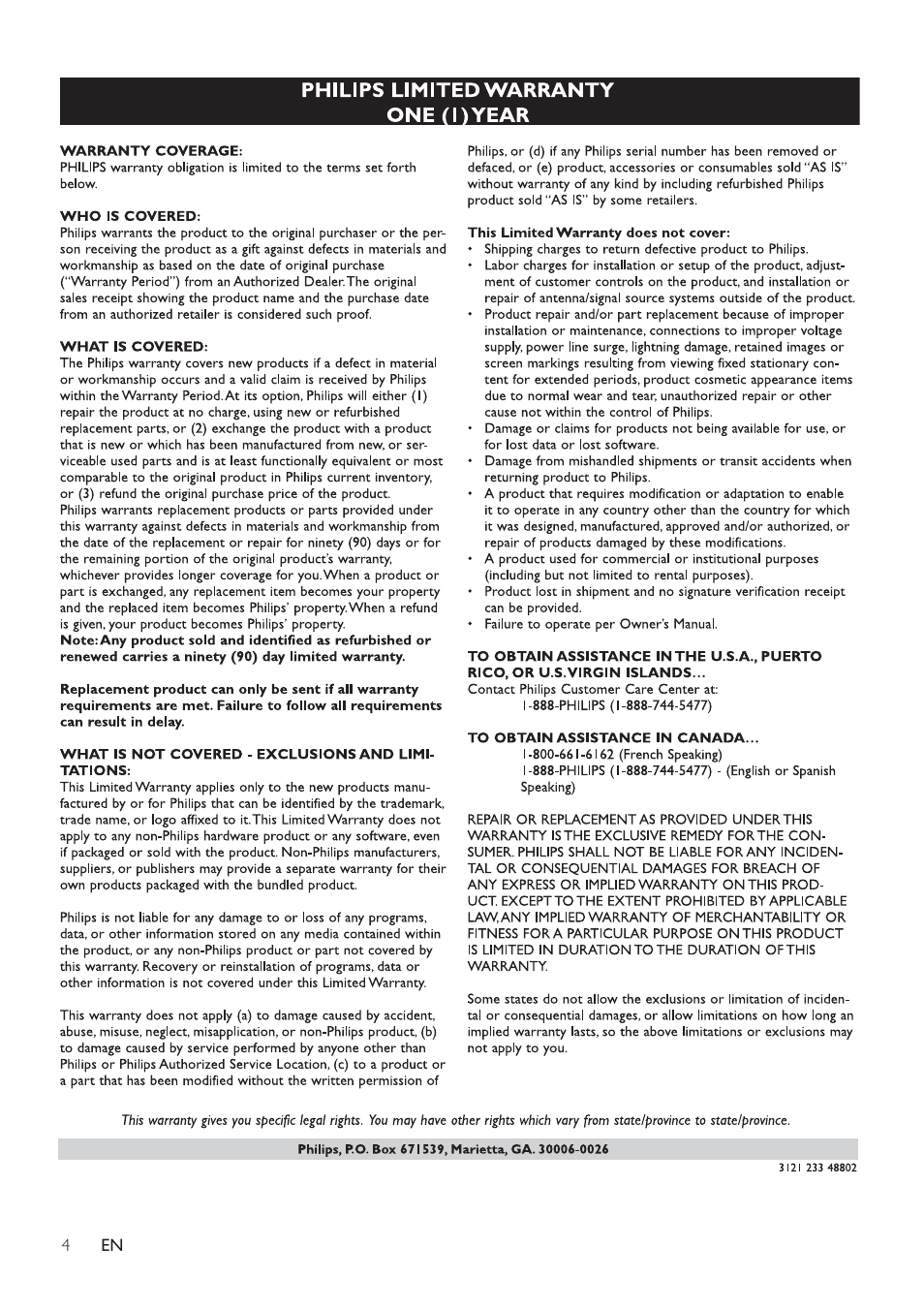 Philips DCM276/37 User Manual | Page 4 / 21