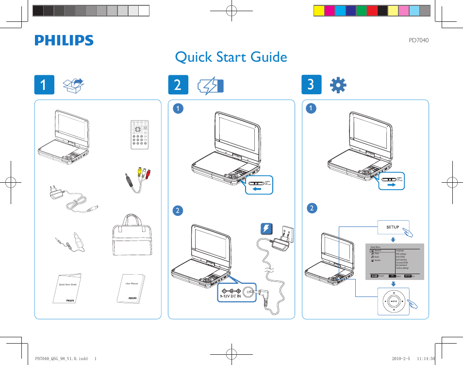 Philips PD7040/98 User Manual | 2 pages