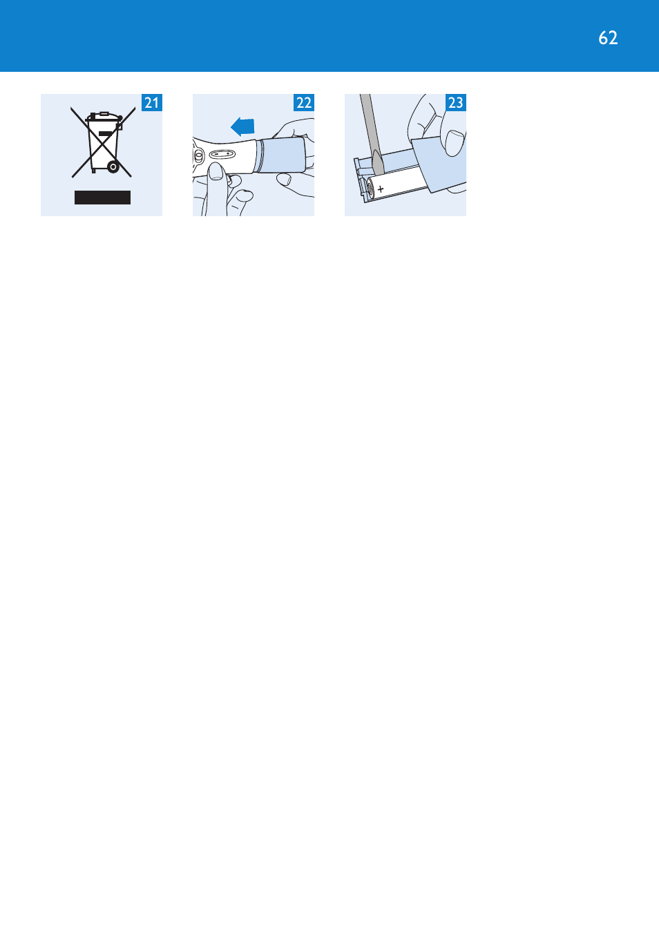 Philips HP6319/01 User Manual | Page 62 / 64