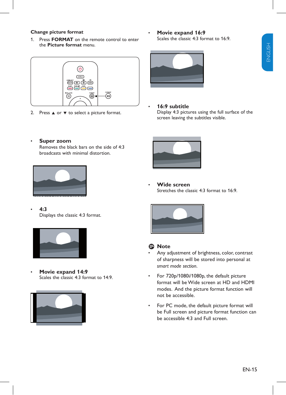 Philips TV-SCREEN 32HFL3330 User Manual | Page 16 / 55