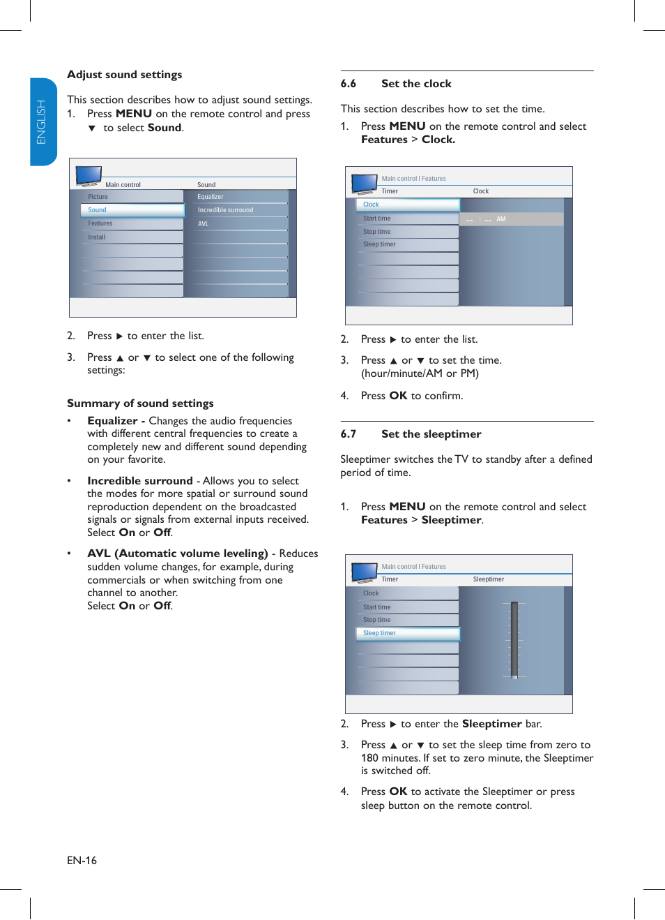 Philips TV-SCREEN 32HFL3330 User Manual | Page 17 / 55