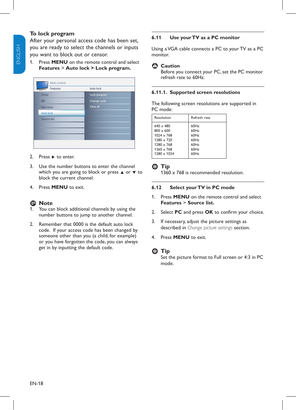 Philips TV-SCREEN 32HFL3330 User Manual | Page 19 / 55