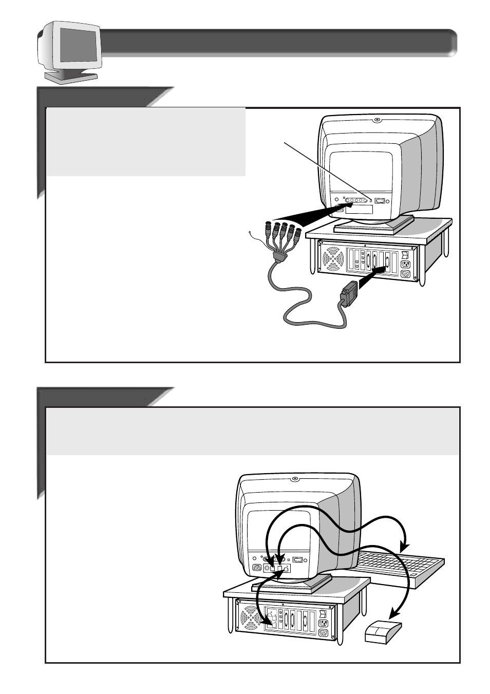 Additional hook up options, Bnc connections connections, Usb connections connections | Bnc switch to bnc when using this connection | Philips 21B582BH User Manual | Page 17 / 20