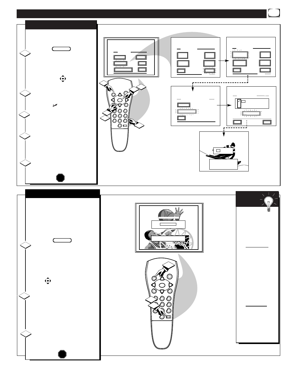 Eature, Ontrols, Continued | Sleep timer, Mart | Philips PROJECTION 9P5511C1 User Manual | Page 15 / 40