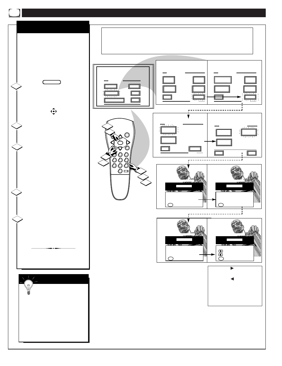 Eature, Ontrols, Continued | Parental control setup code number, Mart | Philips PROJECTION 9P5511C1 User Manual | Page 16 / 40