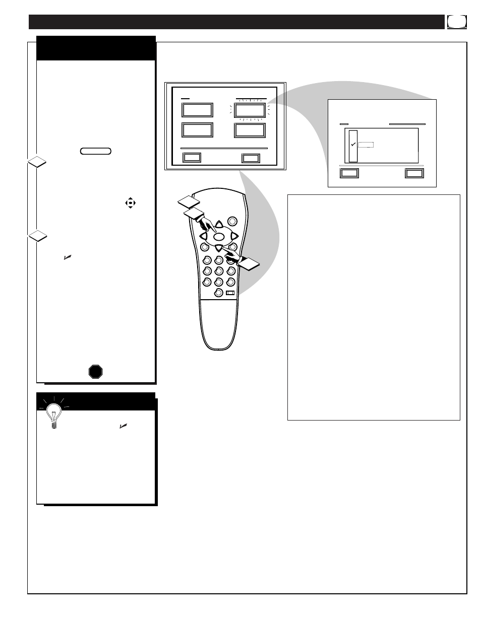 Eature, Ontrols, Continued | 12 s | Philips PROJECTION 9P5511C1 User Manual | Page 19 / 40