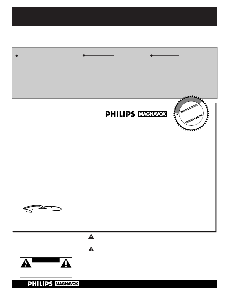 Safety, Warranty verification, Owner confirmation | Model registration, Hurry, Know these, Symbols | Philips PROJECTION 9P5511C1 User Manual | Page 2 / 40