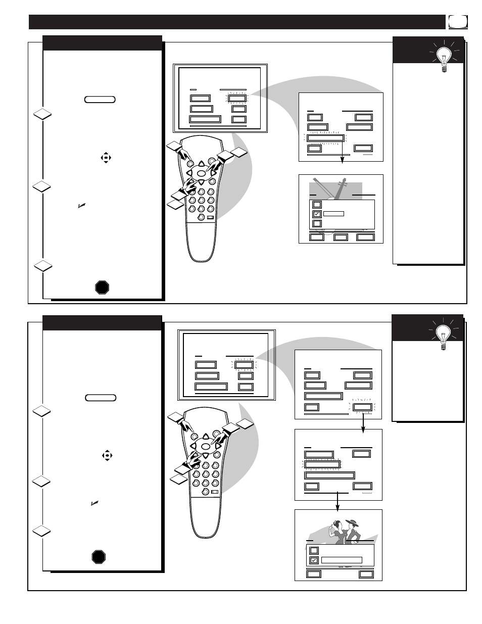 Ound, Ontrols, Continued | Stop, Mart | Philips PROJECTION 9P5511C1 User Manual | Page 25 / 40