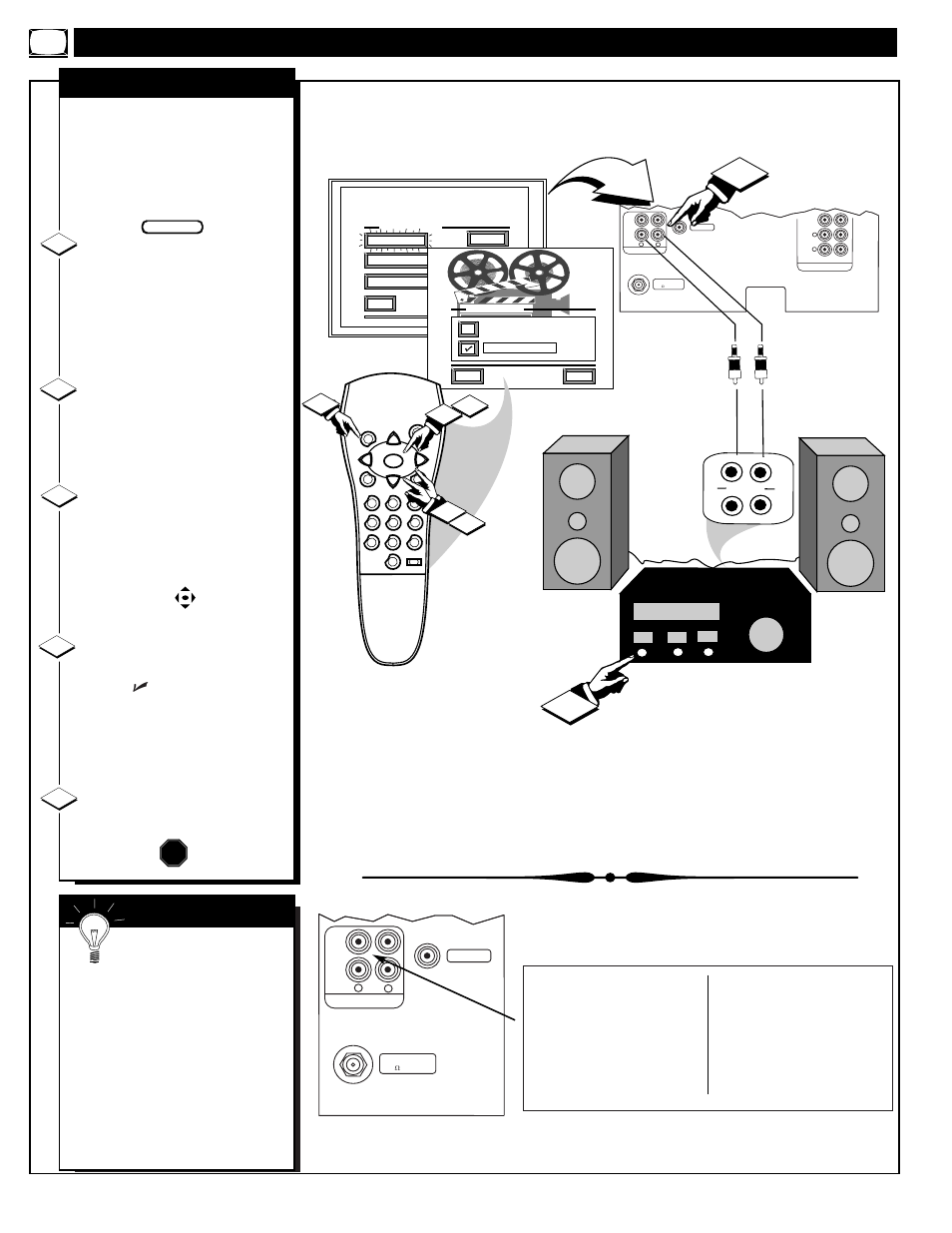 Ound, Ontrols, Continued | Tv speakers | Philips PROJECTION 9P5511C1 User Manual | Page 26 / 40