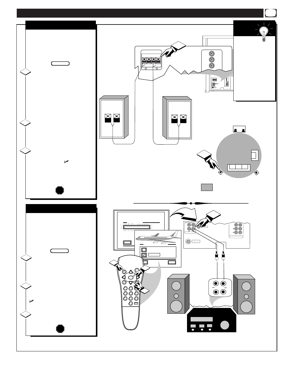 Ound, Ontrols, Continued | Surround sound, Variable audio output | Philips PROJECTION 9P5511C1 User Manual | Page 27 / 40