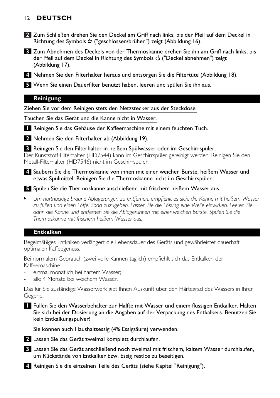 Philips HD7546 User Manual | Page 12 / 72