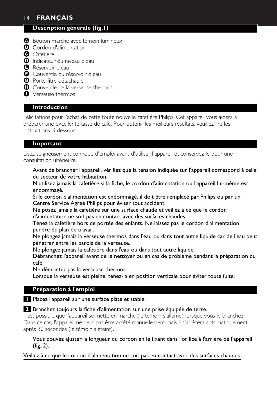 Philips HD7546 User Manual | Page 14 / 72