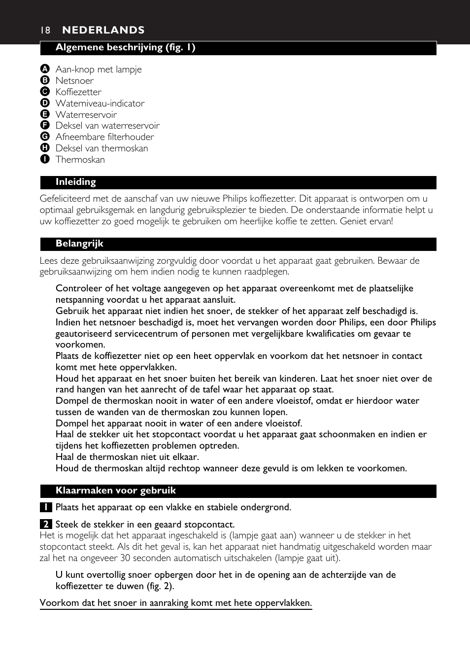 Philips HD7546 User Manual | Page 18 / 72