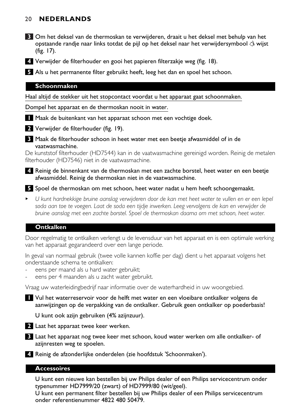 Philips HD7546 User Manual | Page 20 / 72