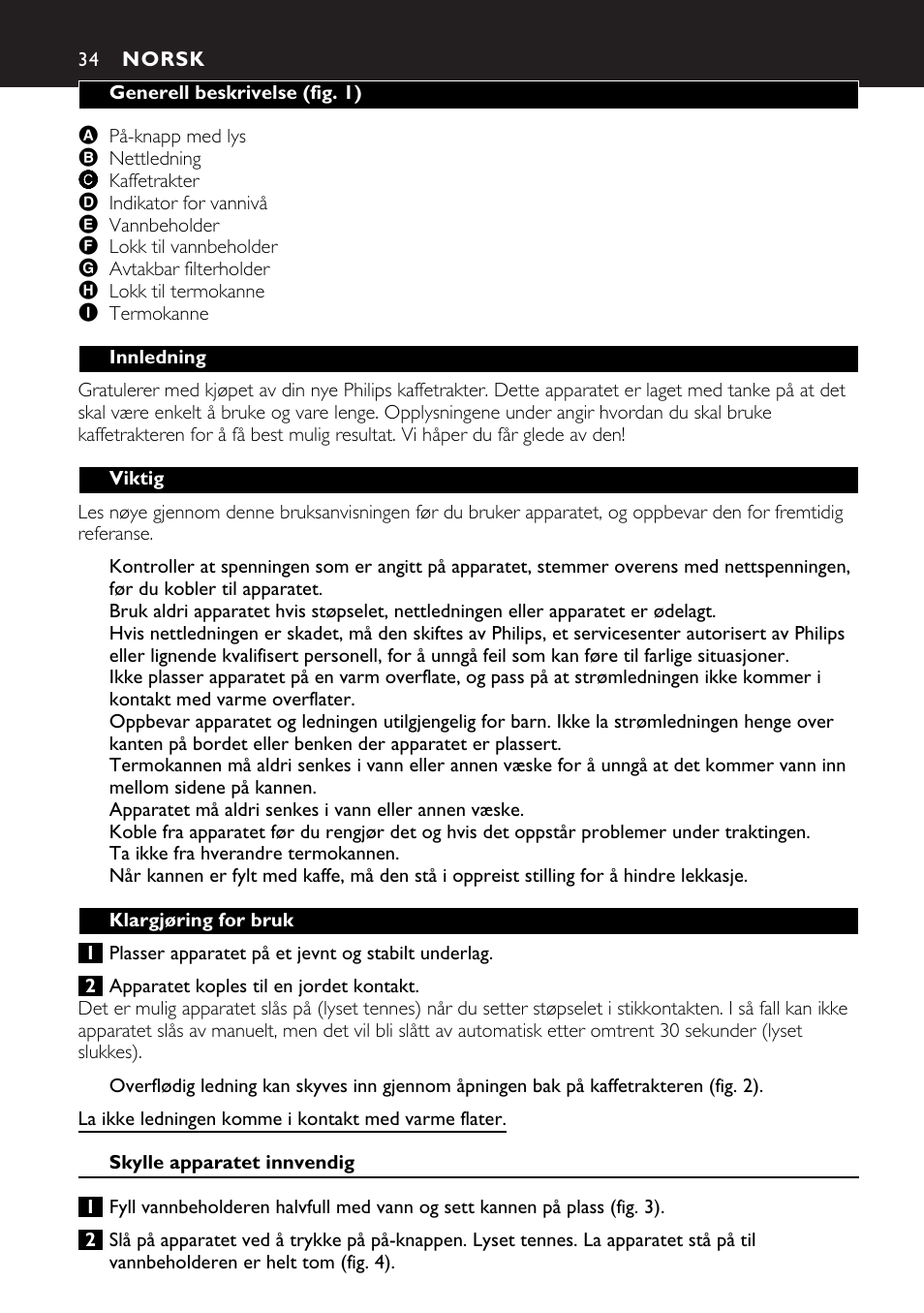 Philips HD7546 User Manual | Page 34 / 72