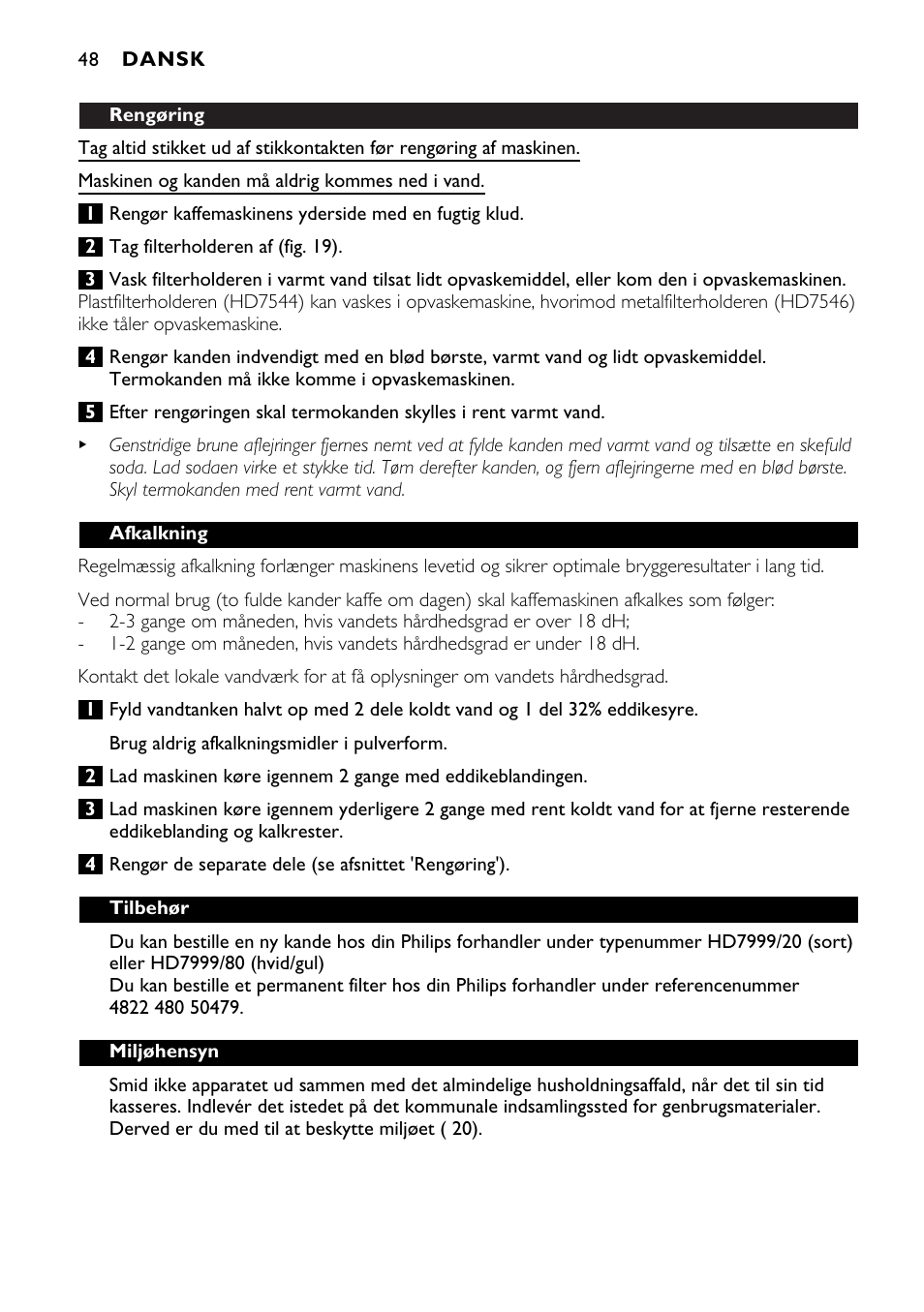 Philips HD7546 User Manual | Page 48 / 72