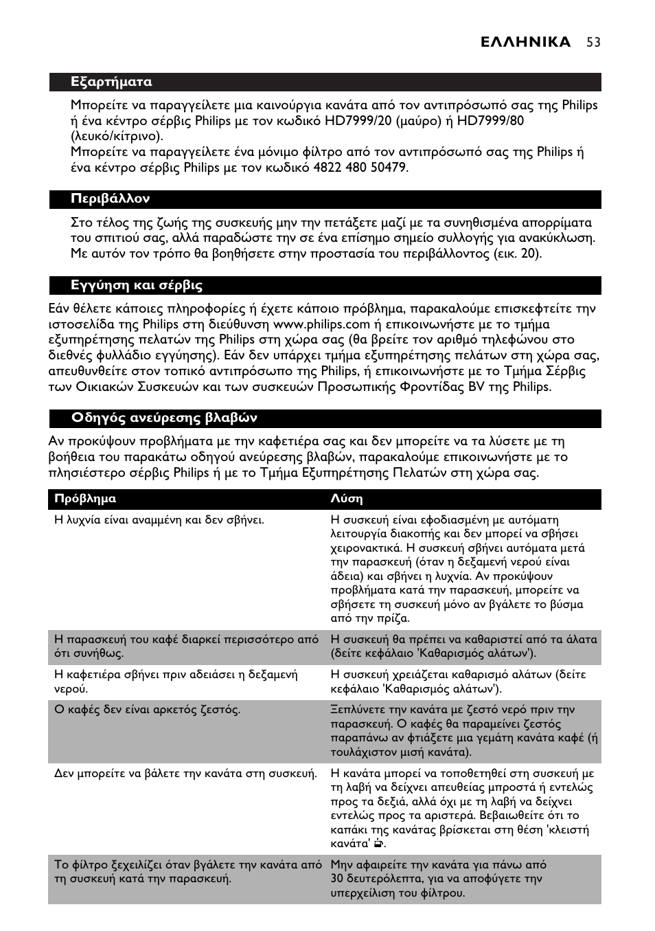 Philips HD7546 User Manual | Page 53 / 72