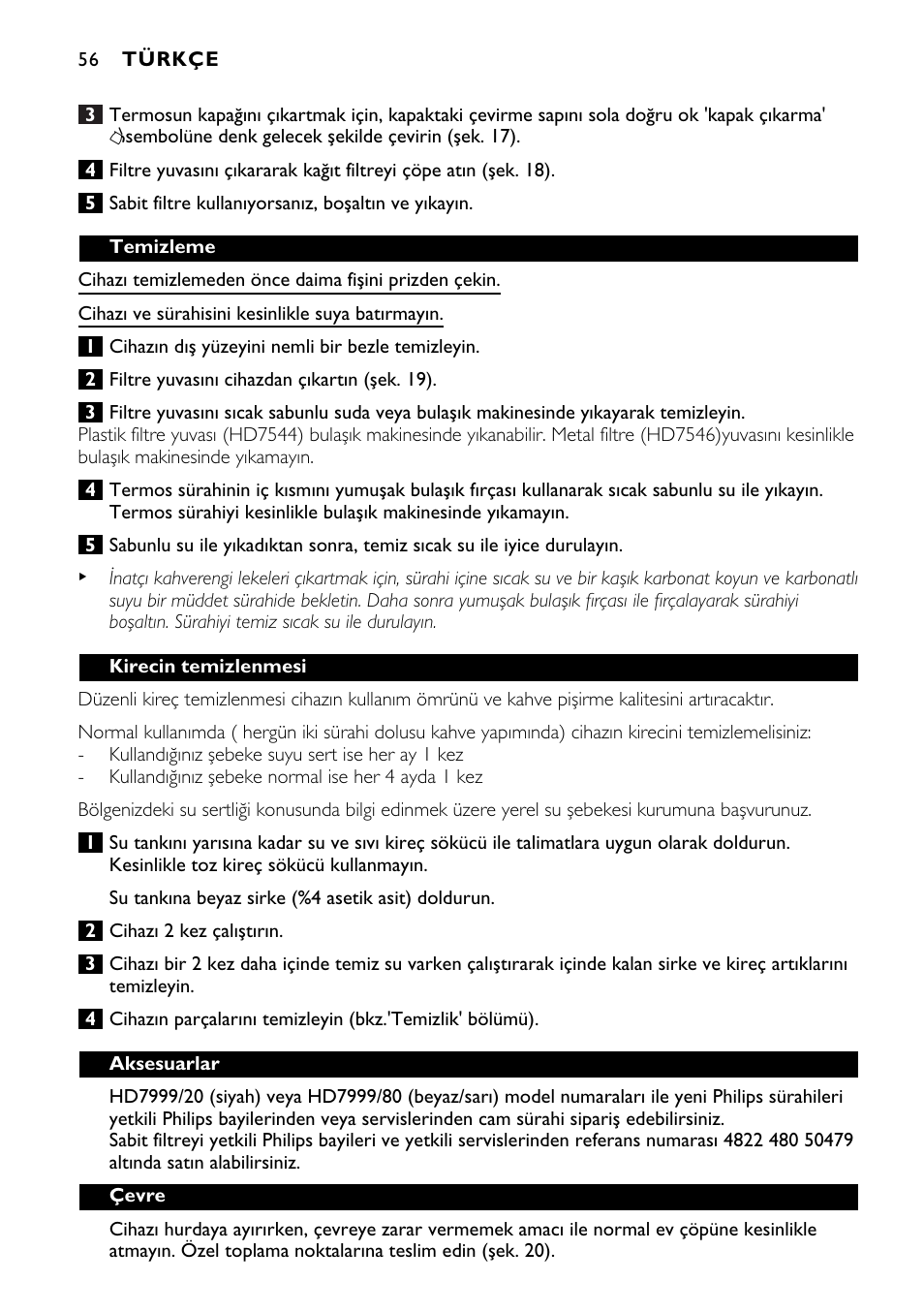 Philips HD7546 User Manual | Page 56 / 72