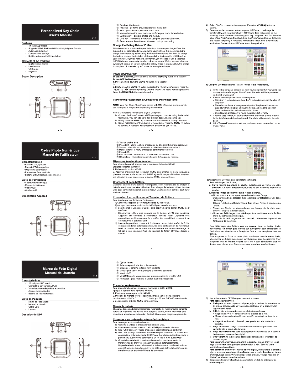 Philips SPF1902B User Manual | 2 pages