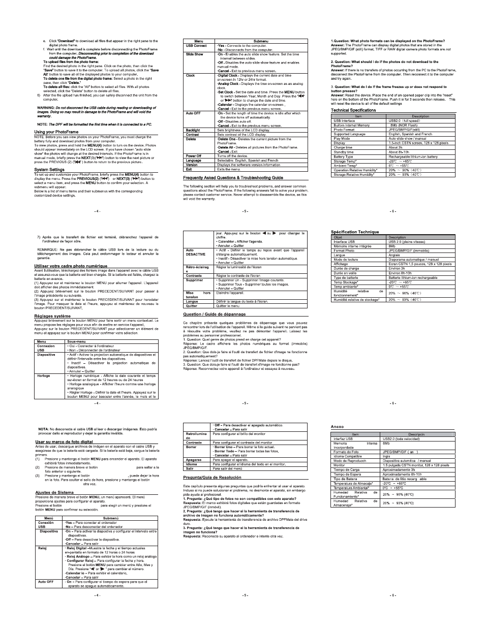 Philips SPF1902B User Manual | Page 2 / 2