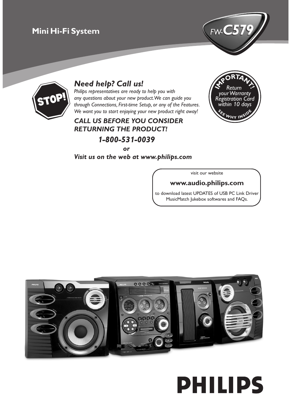 Philips FWC579 User Manual | 28 pages