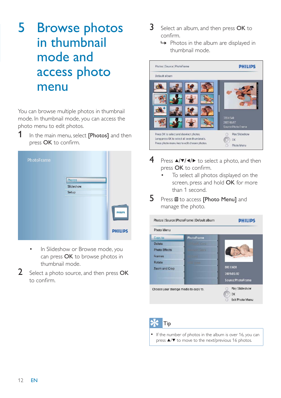 Philips SPF2047 User Manual | Page 13 / 37