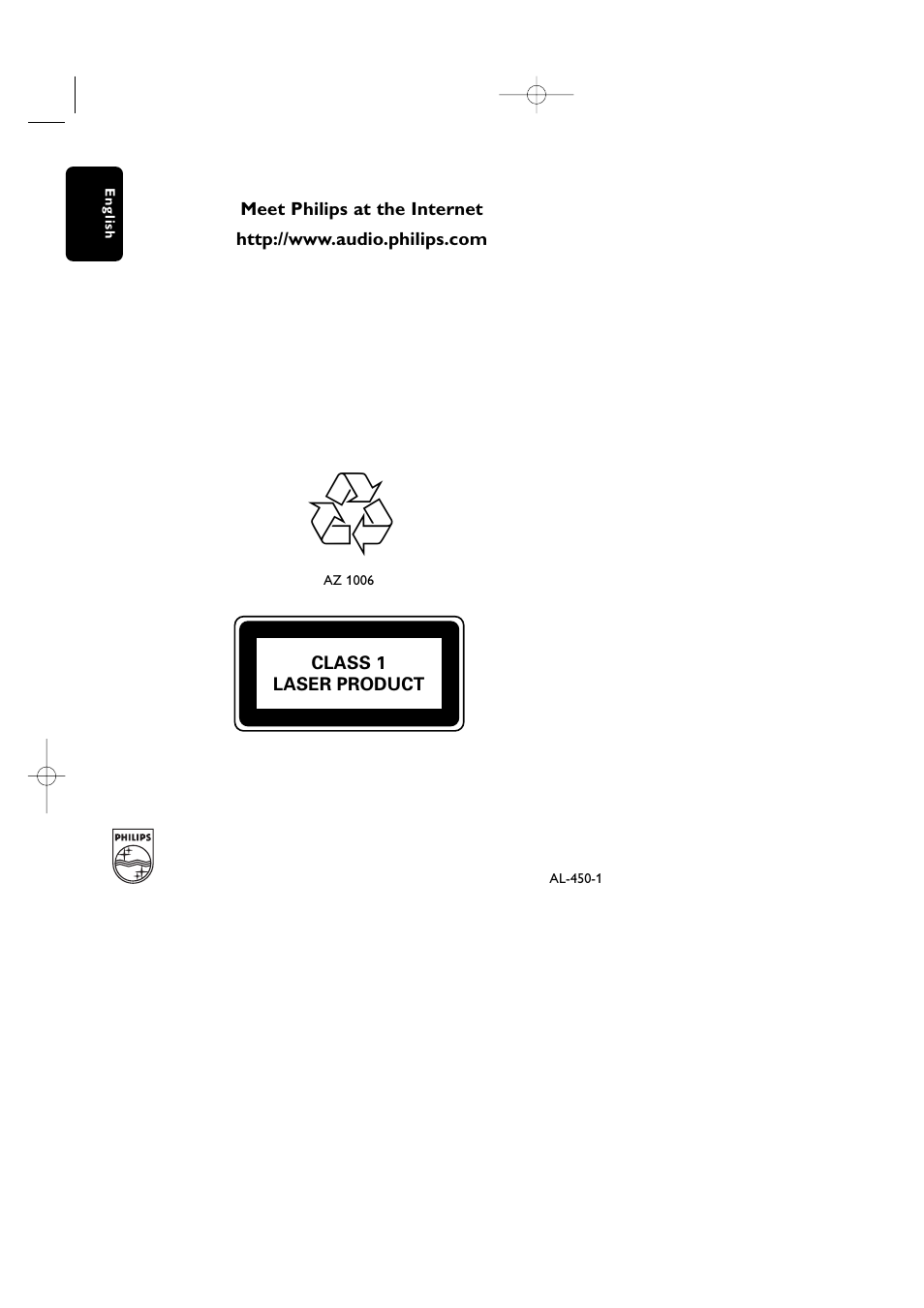 Philips AZ1006CD User Manual | Page 15 / 15