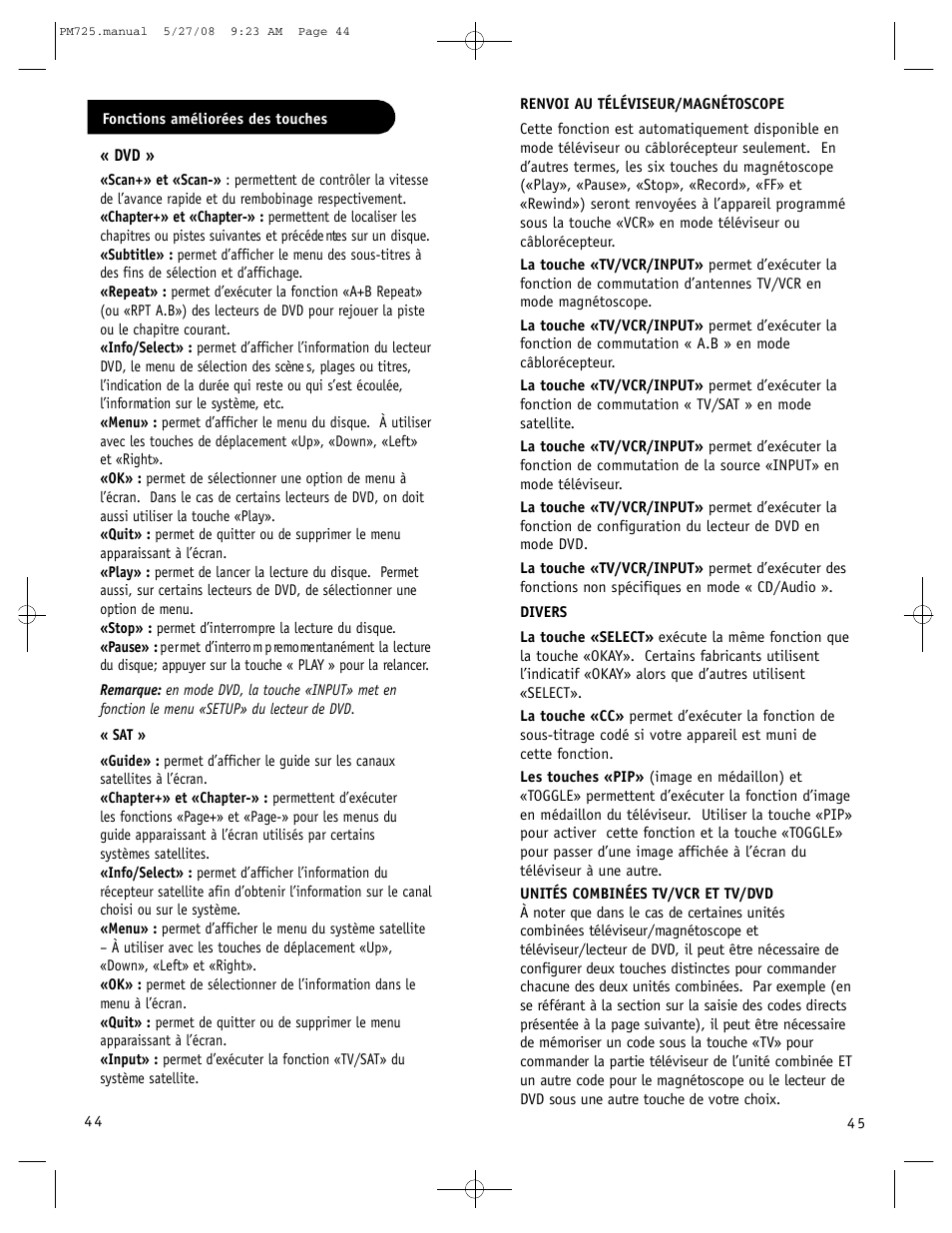 Philips P725S User Manual | Page 23 / 29