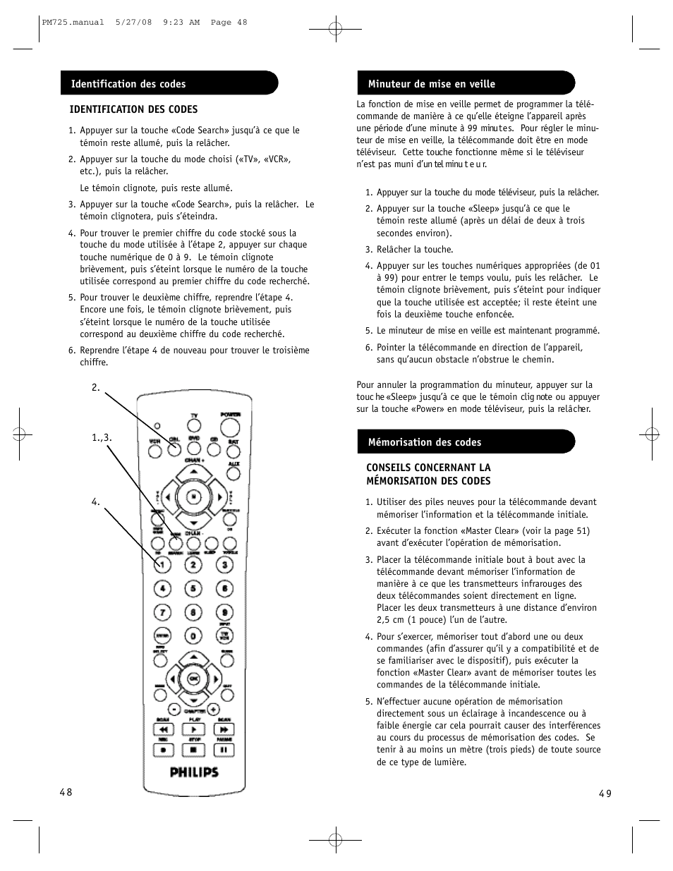 Philips P725S User Manual | Page 25 / 29