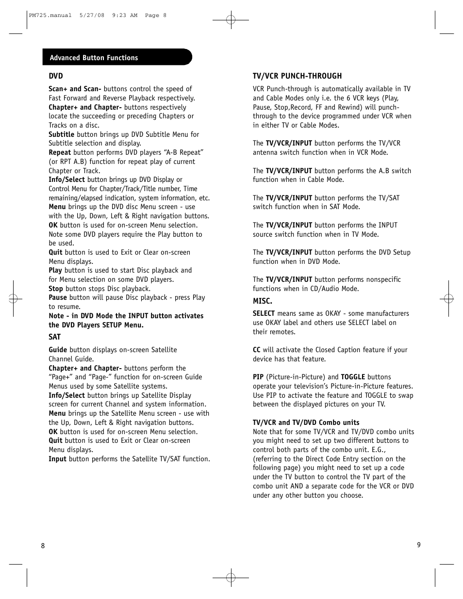 Philips P725S User Manual | Page 5 / 29