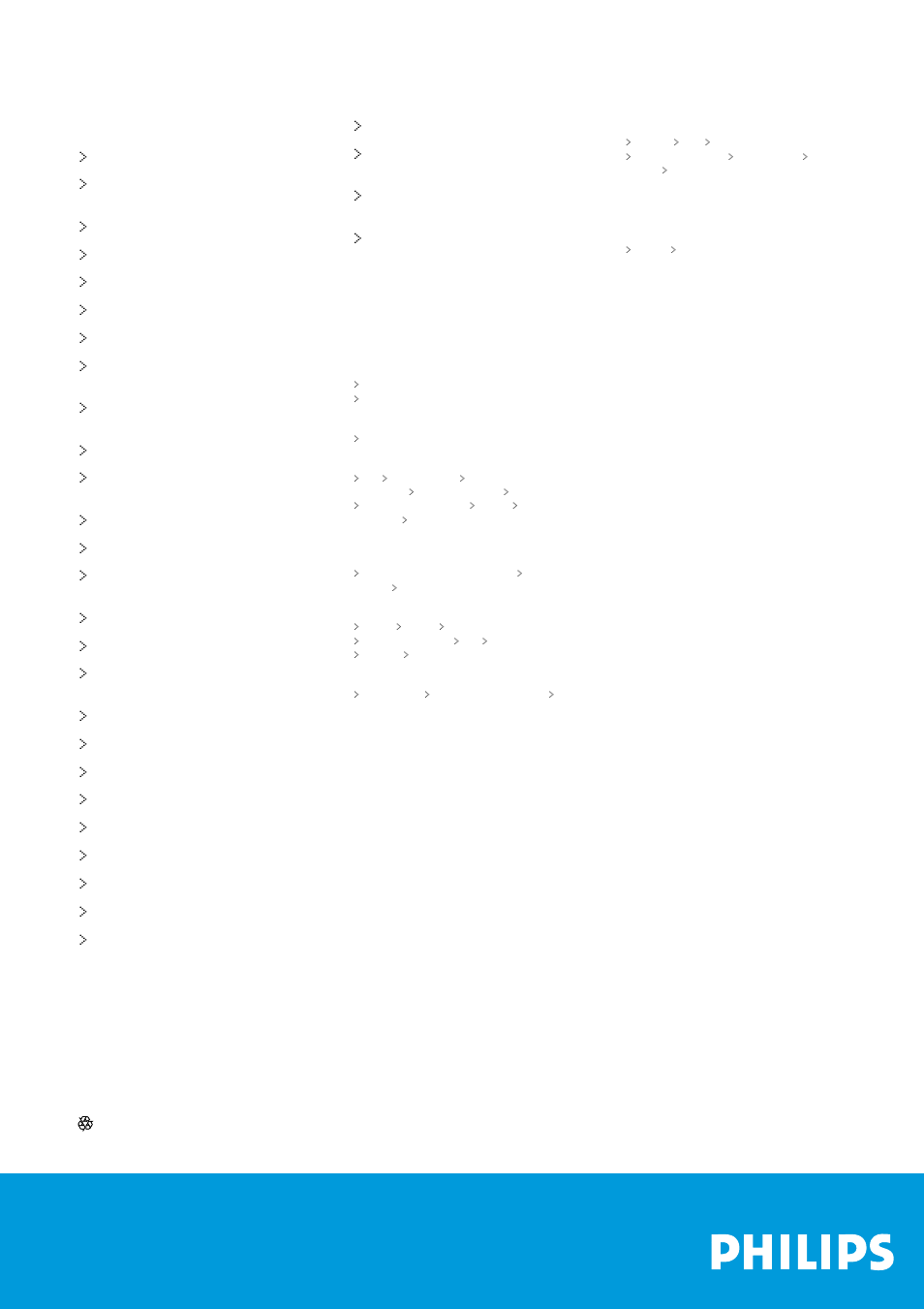 Additional features & benefits, Main features, Technical specifications | Philips TU3321 User Manual | Page 2 / 2