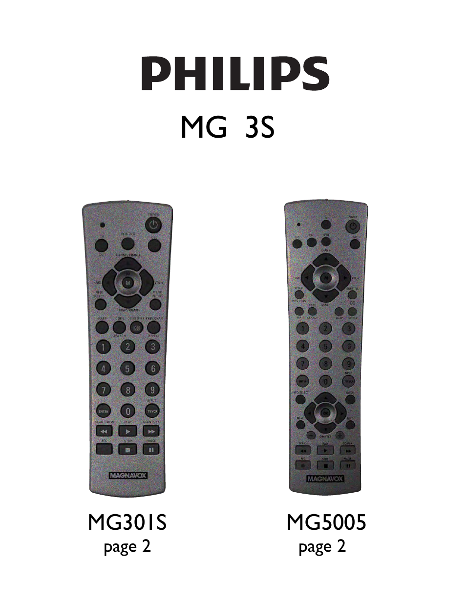 Philips MG5005 User Manual | 43 pages