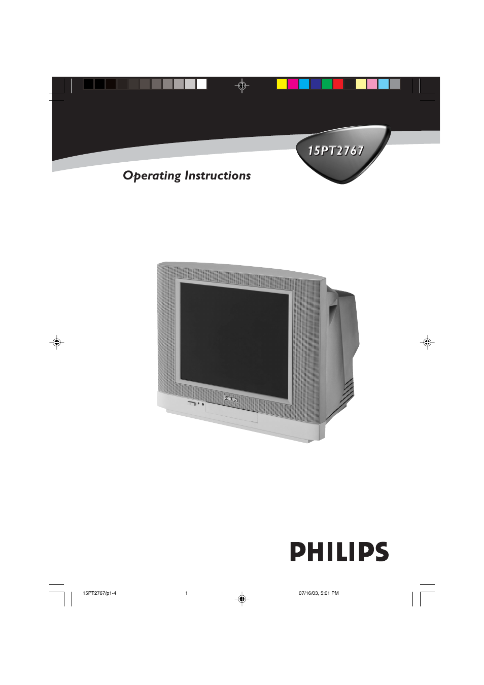 Philips 15PT2767 User Manual | 27 pages