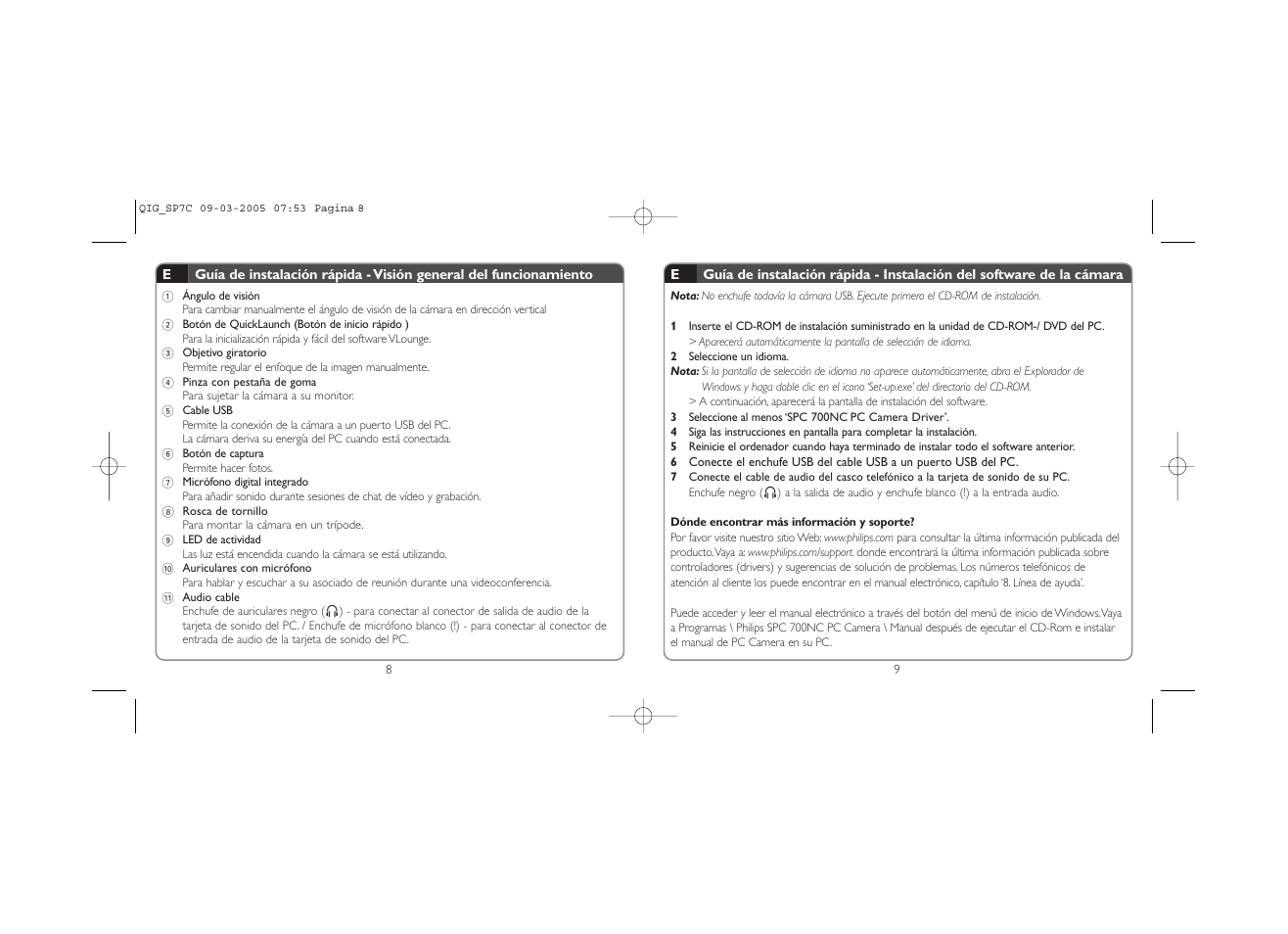 Philips SPC700NC/00 User Manual | Page 5 / 12