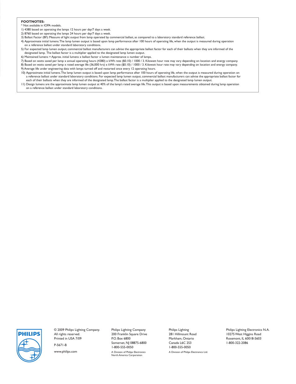 Philips Energy Advantage P-5671-B User Manual | Page 6 / 6