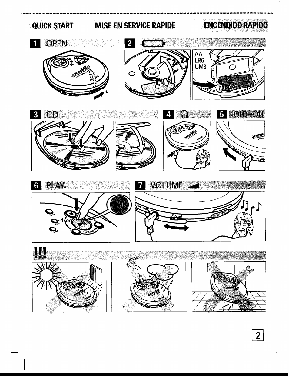 Philips AX3219 User Manual | Page 3 / 14