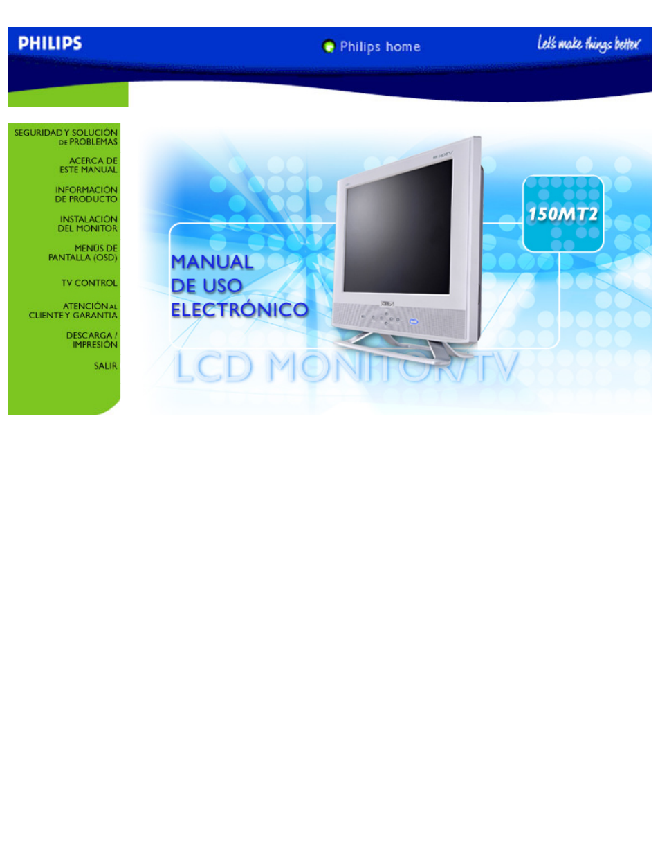 Philips 150MT2 User Manual | 123 pages