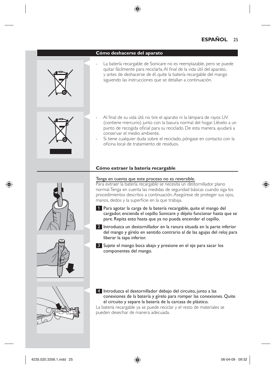 Philips sonicare HX6972/10 User Manual | Page 25 / 44